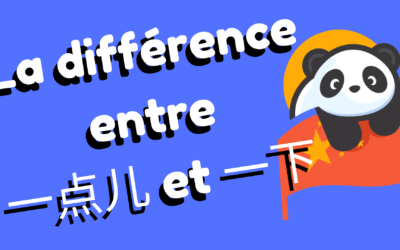 Comment dire un peu en chinois 一下 vs 一会儿 vs 一点儿