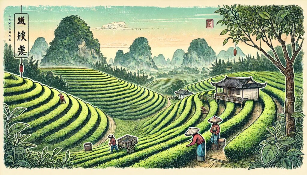 Tea_Plantation_Yangshuo_illustration