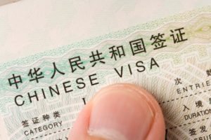 visa pour voyage en chine