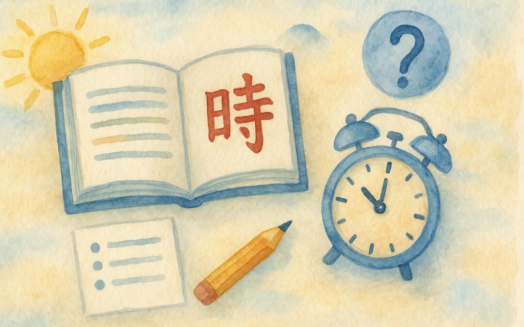 Les temps en chinois - explications grammaticales