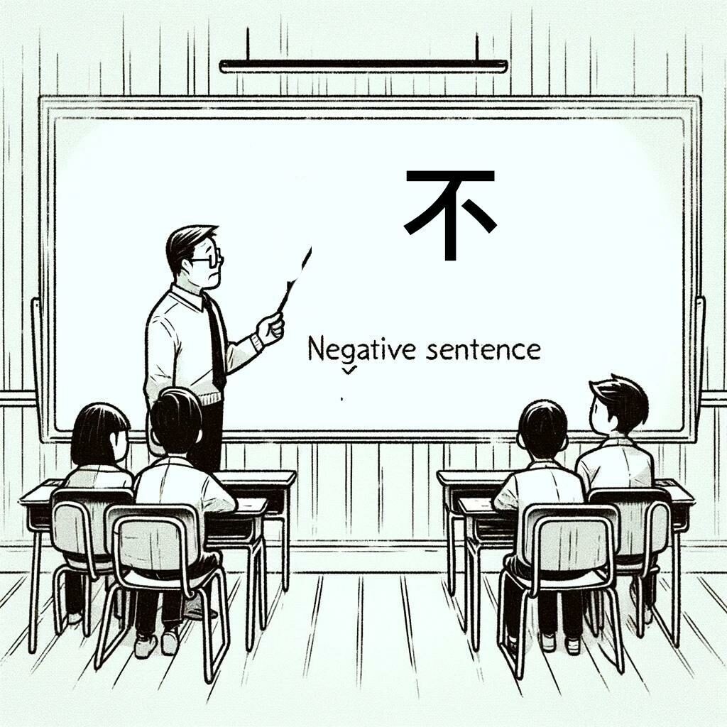 La phrase négative en chinois
