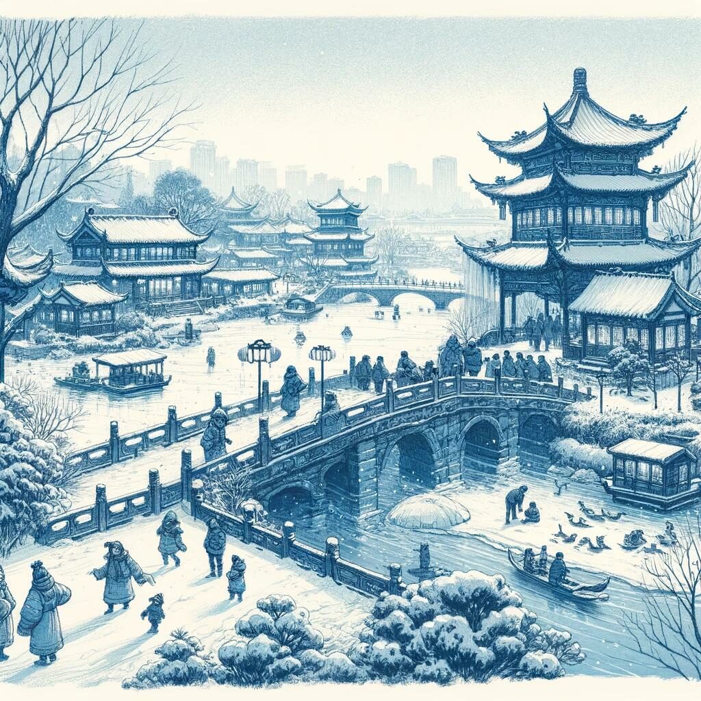 hiver en chinoi