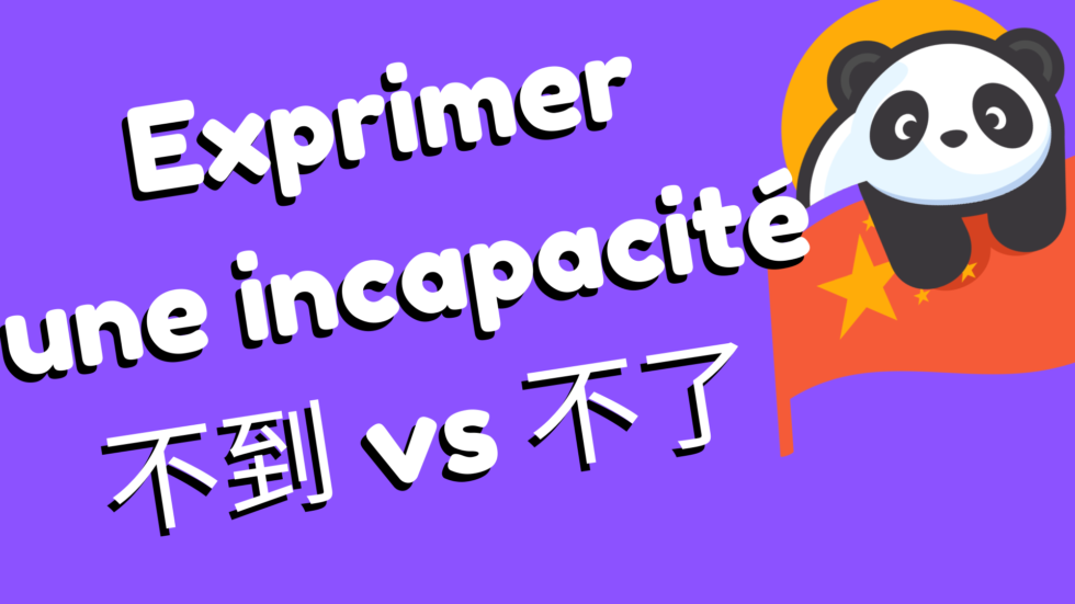 je ne peux pas en chinois