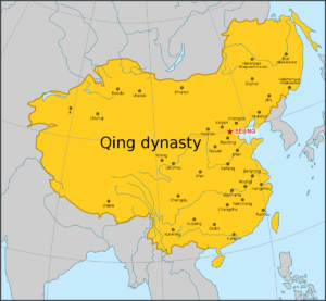 Qing dynastie carte