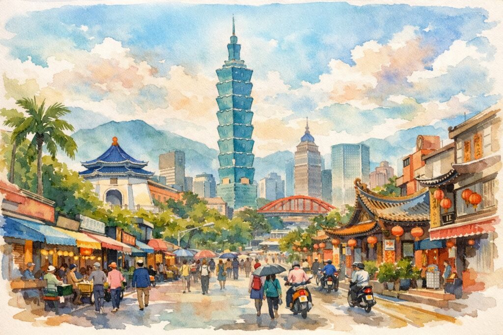 Visiter Taiwan itineraire 3 semaiens