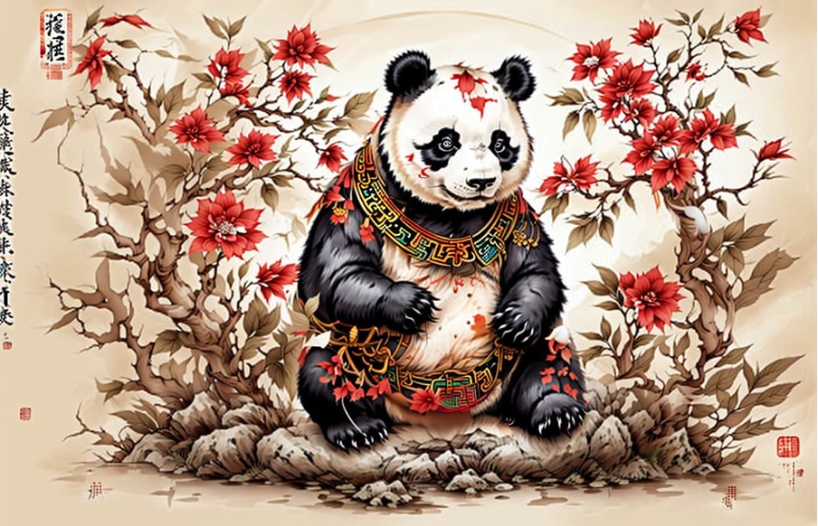 panda en chinois