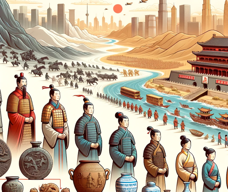 Histoire de Chine : résumé en images des Xia à l’époque contemporaine