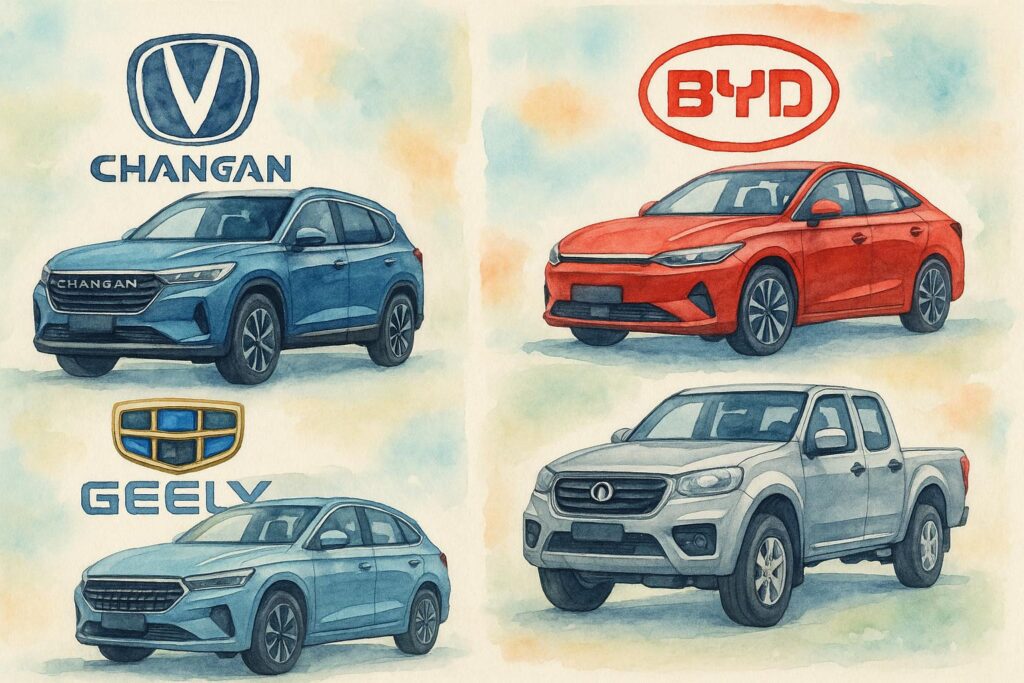 Les marques de voitures chinoises les plus populaires