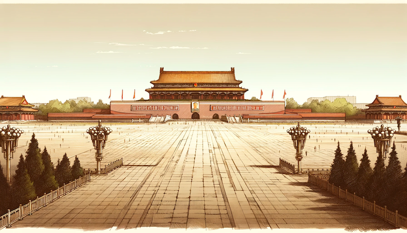 place Tiananmen à Pékin