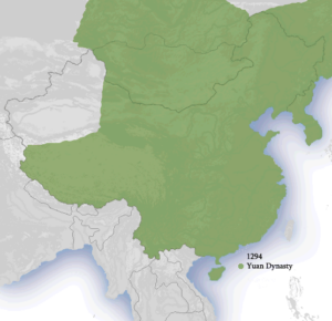 Dynastie Yuan map