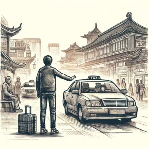 prendre le taxi en chine