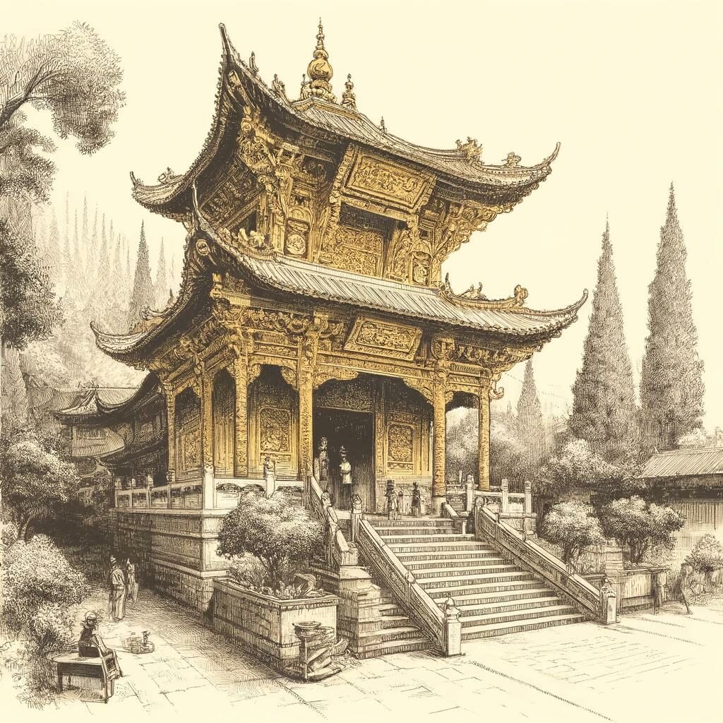 temple d'or (金殿) a kunming