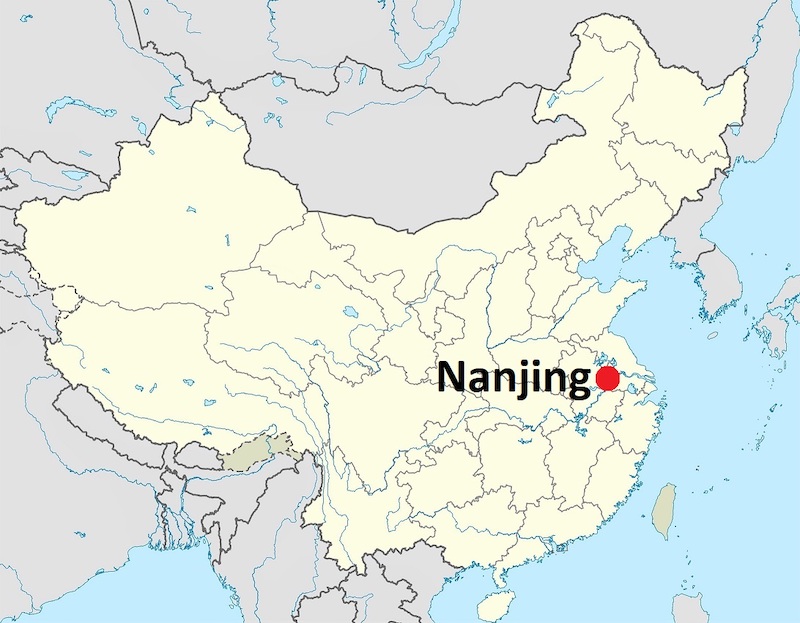 carte de nanjing