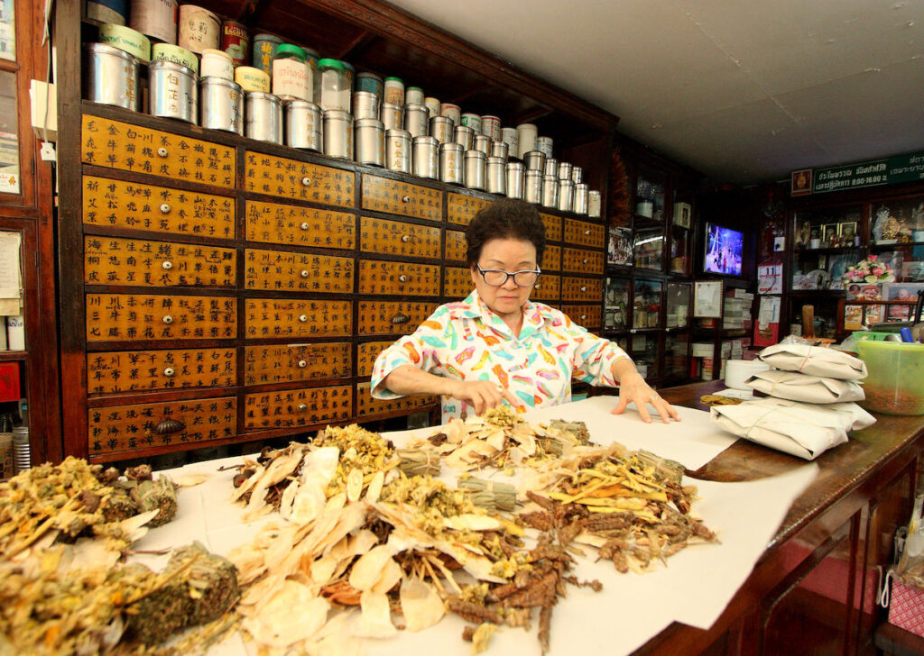 Pharmacie medecine traditionnelle chinoise