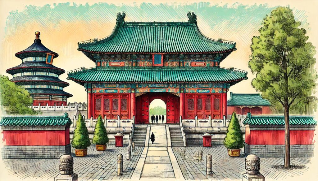 Temple_of_Heaven_Main_Gate_Sketch