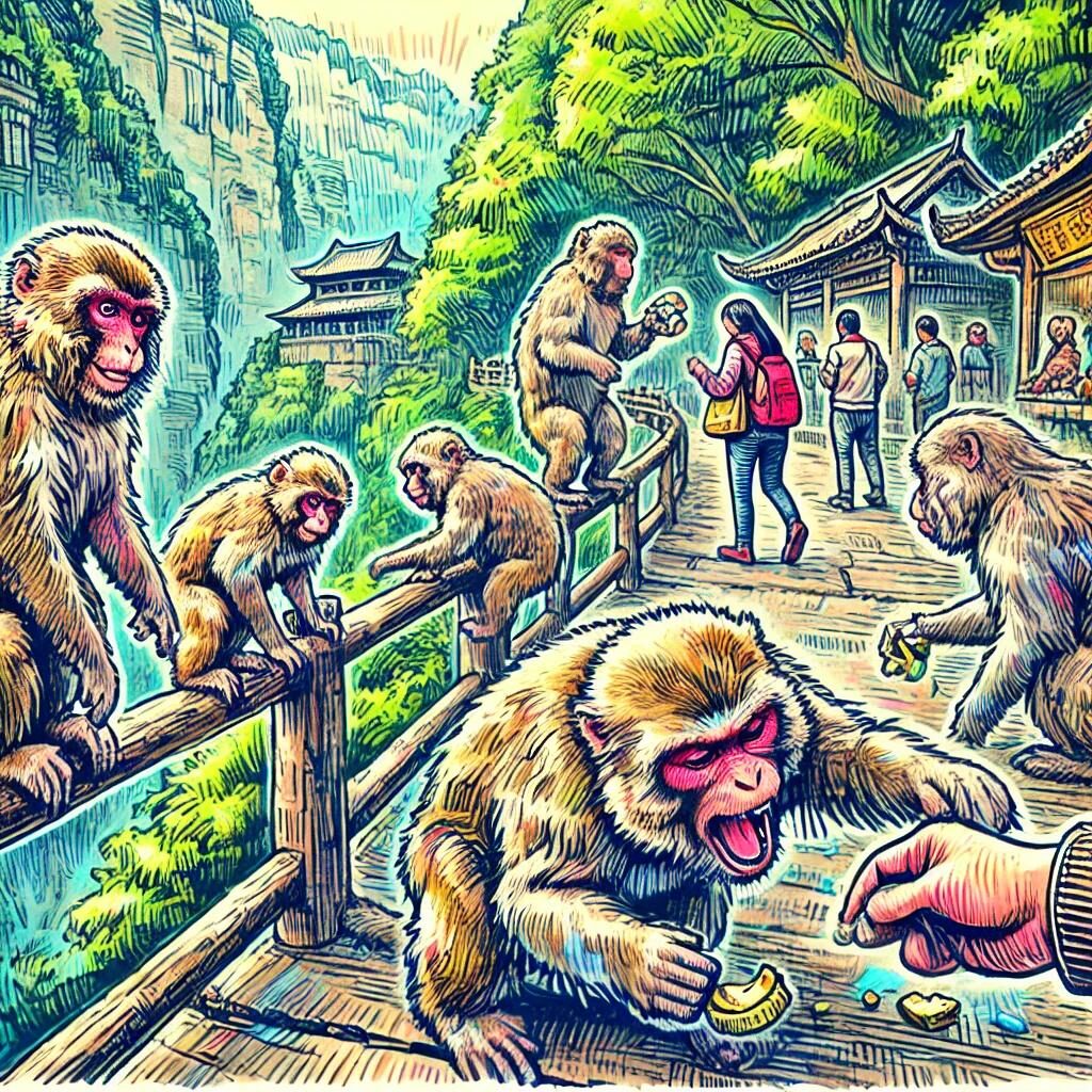 Singes du mont emei