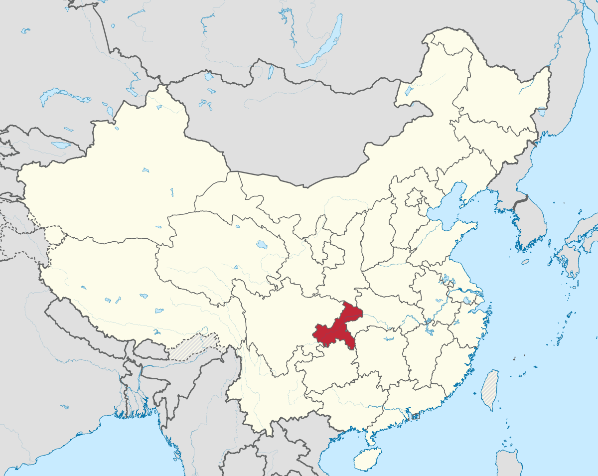 Carte de Chongqing