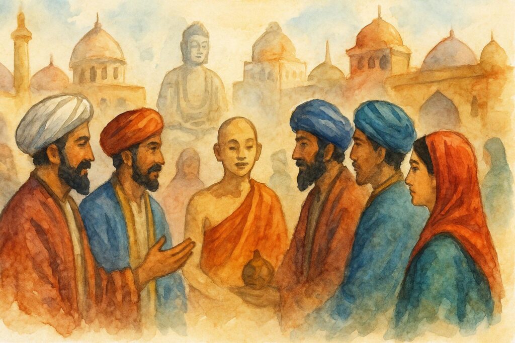 route_de_la_soie_cultures_croyances