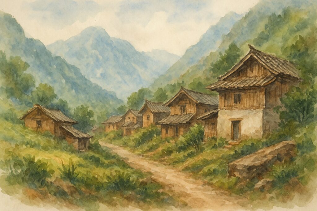 Les villages Naxi du Upper Trail