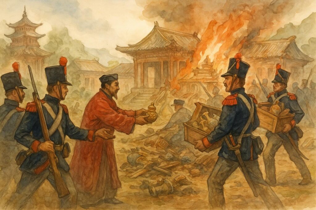 french_soldiers_looting_palace