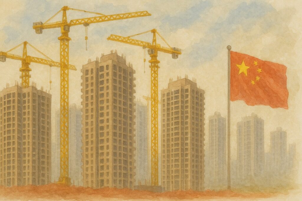 Immeuble construction chine
