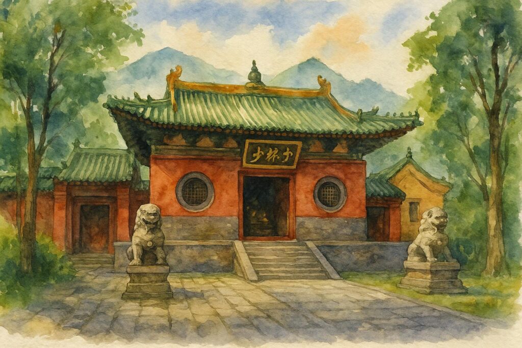 Temple shaolin chine